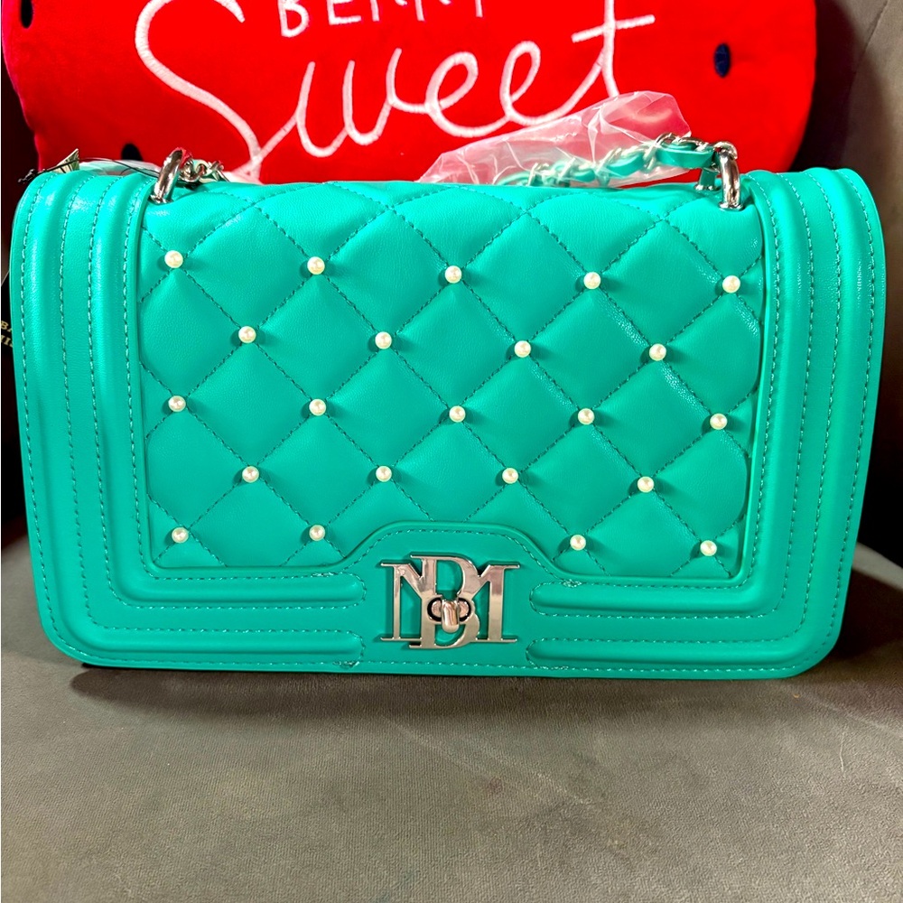 Turquoise Quilted Women's Bag